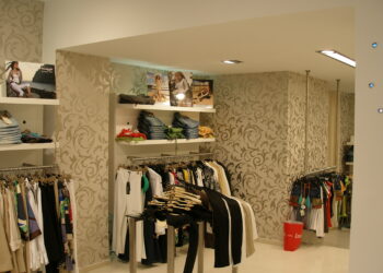clothing store inside