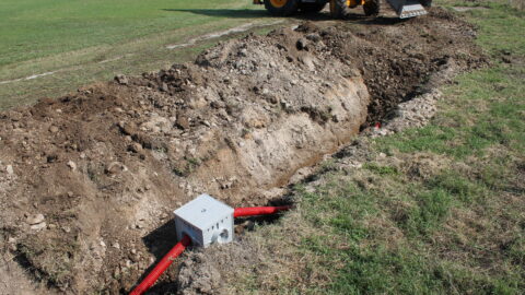 Football field lighting network 1