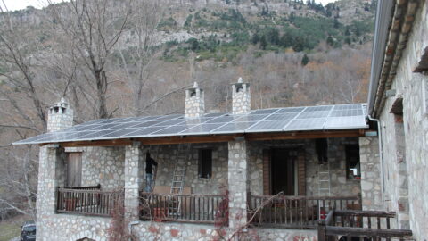 Photovoltaics on a hotel roof