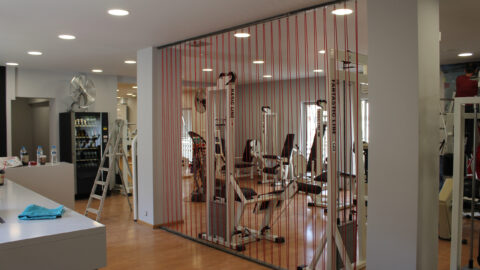 Electrical installation in a gym 1